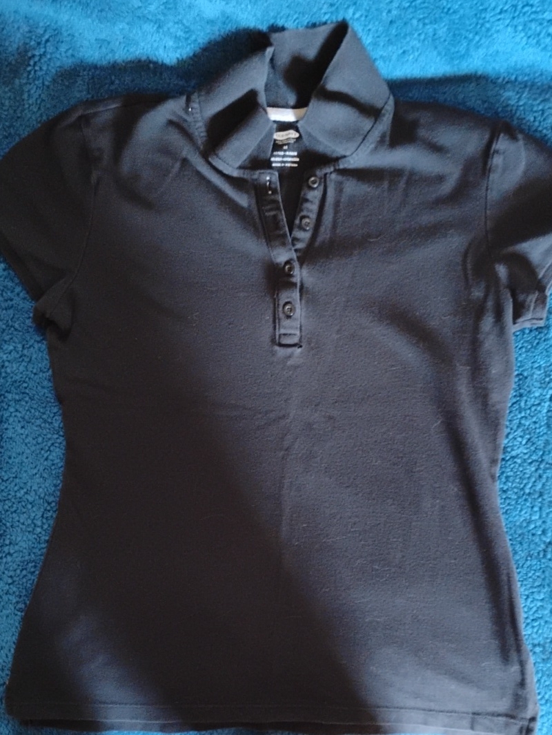 Old Navy Black Polo Shirt For Women